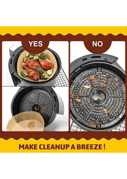 160 Adet Air Fryer Tek Kullanımlık Kağıt Astarı, 7.9 Inç Air Fryer Astarları, Pişirme, Yemek Pişirme Için Yapışmaz Parşömen Kağıdı (Yurt Dışından) fırsatları
