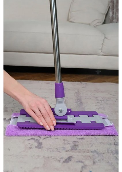Pratik Mikrofiber Sihirli Mop Paspas, Mandallı Başlık ile Kolay Kullanım modelleri