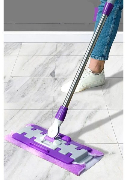 Pratik Mikrofiber Sihirli Mop Paspas, Mandallı Başlık ile Kolay Kullanım fırsatları