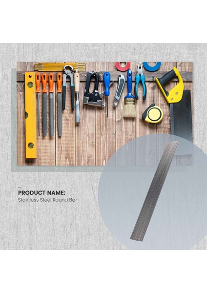 20 Adet 300MM x 2mm Paslanmaz Çelik Yuvarlak Çubuk Aks Çubukları Rc Oyuncaklar Için (Yurt Dışından)