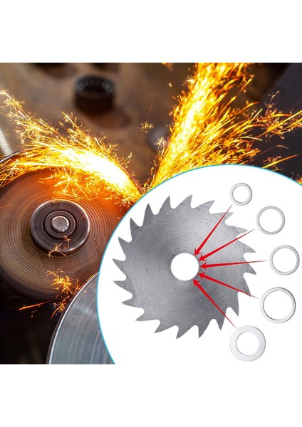 20 Adet Testere Bıçağı Burç Seti Testere Bıçağı Adaptör Halkası Testere Bıçağı Ara Parçası, Testere Bıçağı Için, Mermer Bıçak Iç Delik Dönüşümü, (Yurt Dışından) fırsatları