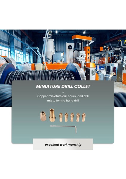 Adet 0,5-3mm Küçük Elektrikli Matkap Ucu Pense Mini Büküm Mandren Takım Seti (Yurt Dışından) modelleri