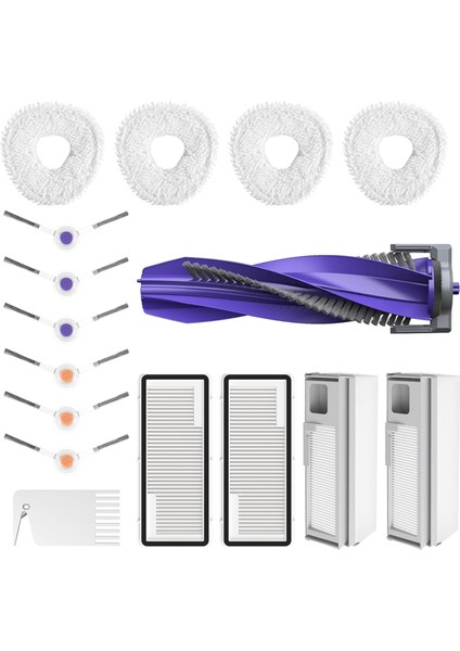 Narwal Freo x Ultra Robot Vakum Ana Yan Fırça Hepa Filtre Toz Torbaları Paspas Pedleri Aksesuarlar (Yurt Dışından)