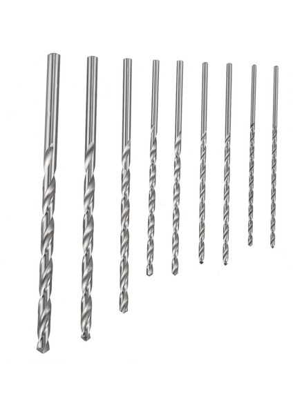 Ekstra Uzun Hss Matkap Uçları 2mm 2.5mm 3mm 4mm 5mm 6mm Set (Yurt Dışından)
