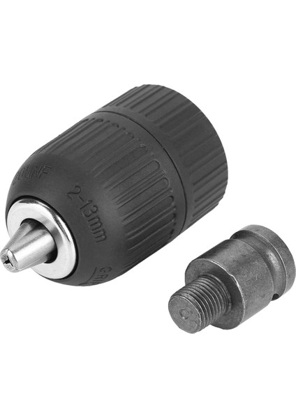 Matkap Mandreni - 2-13 mm Anahtarsız Matkap Mandreni 1/2 INÇ-20UNF, Darbeli Anahtar Dönüşümü Için 1/2 Inç Mandren Adaptörü ile (Yurt Dışından)