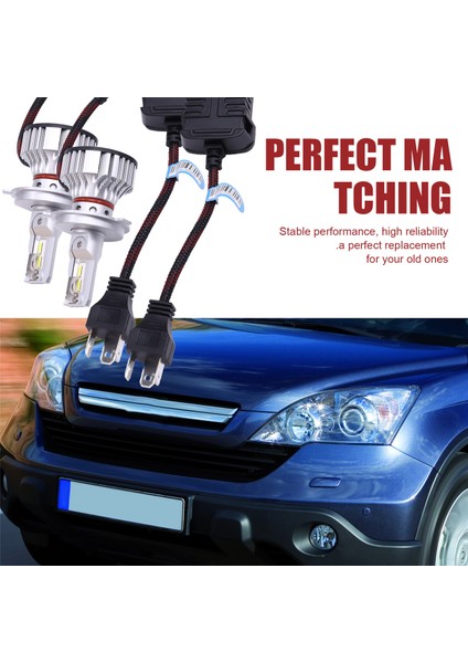 F2 H4 LED Araba Farı LED Canbus 72W 12000LM 6500K Otomatik Far Sis Lambası Ampulleri (Yurt Dışından) indirimleri