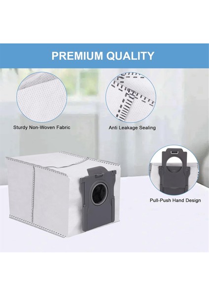 Dreame X30/X30 ULTRA/X40 ULTRA/S30/S10/L10S Pro Için 16 Paket Toz Torbası (Yurt Dışından) indirimleri