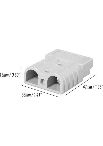 Anderson Stili Fiş Konnektörleri Için 10 Adet Dc Güç Aleti 50A 12-24V 6AWG Çift Kutuplu Bakır Kontaklı Güç Konnektörleri (Yurt Dışından) fiyatları