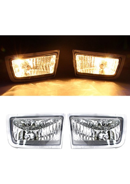 Araba Ön Sol Sağ Tampon Sis Farları Montajı Ampullü Sis Farı Toyota Land Cruiser Prado 90 FJ90 3400 96-03 (Yurt Dışından) modelleri