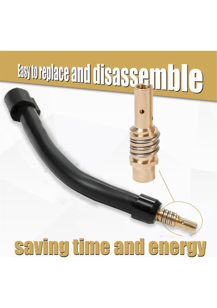 Esnek Mig Kaynak Boynu, Esnek Mig Uzatma, 030 Inç M6 Nozul Tutucu Difüzör ve Koruma ve MB15 Için Torç Boynu (Yurt Dışından) modelleri