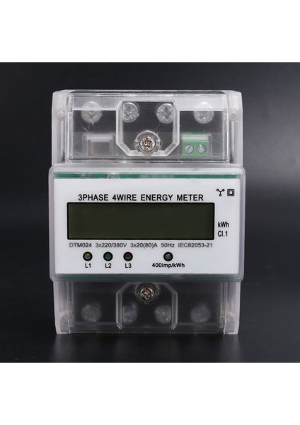 3 Faz 4 Kablolu Enerji Ölçer 220/380V 20-80A Enerji Tüketimi Kwh Ölçer Ray Montajı Dijital Elektrik Güç Ölçer (Yurt Dışından) modelleri
