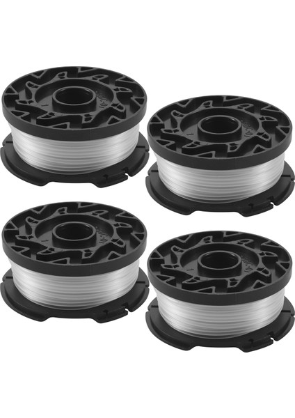 4 Adet Misinalı Çim Biçme Makinesi Çok Işlevli Otomatik Beslemeli Ot Biçme Makinesi Black+Decker AF-100-3ZP Için Yedek Makara (Yurt Dışından)