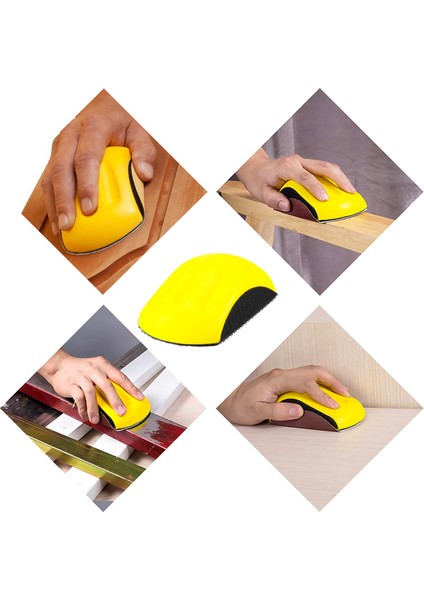 5 Inç El Zımpara Bloğu Kanca ve Halka Zımpara Kağıdı El Pedi Cila Pedi Aşındırıcı Aletler (Yurt Dışından) modelleri