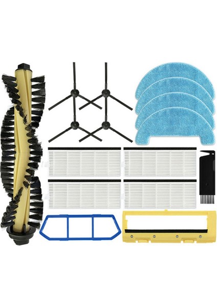 Ilife A4 A4S A40 Polaris Pvcr 0726W 0826 0926W Amibot Spirit H2O Yedek Parçaları Ana Yan Fırça Hepa Filtre Paspas (Yurt Dışından)