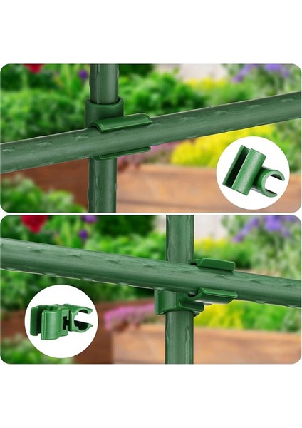 50 Adet Ayarlanabilir Bitki Kafes Bağlantı Klipsi Bahçe Plastik Bağlantı A Tipi Bağlantı Eklemi Toka Klipsi (Yurt Dışından) fiyatları