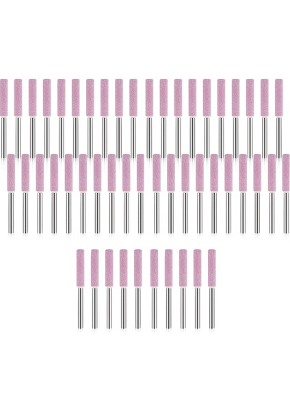 50 Adet Burr Taşlama Taşı Dosyası, Zincirli Testere Bileyici Için Parlatma Taşlama Aleti Taşlama Uçları, 3/16 Inç/ 4,8 mm (Yurt Dışından)