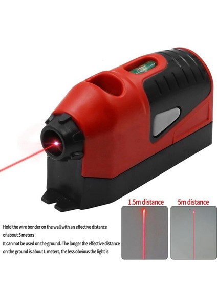 Mini Dikey Su Terazisi Aracı Lazer Seviyesi Lazer Kılavuzlu Seviye Hattı Ölçüm Ölçer Aracı Ağaç Işleme Için A (Yurt Dışından) modelleri