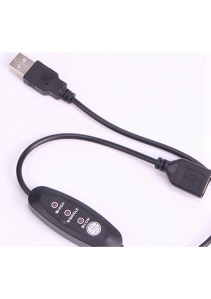 USB 5V-12V Sıcaklık Kontrol Cihazı Isıtıcı Termostat 3 Hızlı Ayarlanabilir 24W (Yurt Dışından)