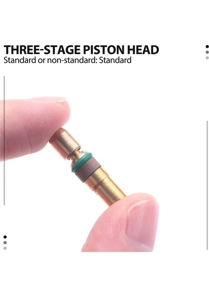 Üç Kademeli Piston Başlığı Yüksek Basınçlı Bakır Başlığı 6mm 30MPA Yüksek Basınç Pompası Piston Parçaları Için (Yurt Dışından)