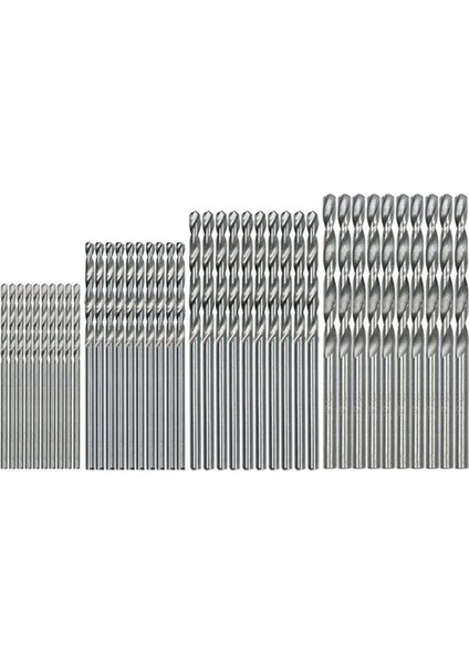 40 Adet Titanyum Büküm Matkap Ucu Seti, Kobalt Metrik Matkap Uçları 0,5 mm - 2,0 mm Metal Için, Paslanmaz Çelik Setleri Küçük Matkap Ucu (Yurt Dışından)