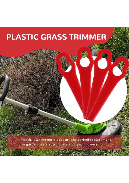 80 Adet 8.3cm Plastik Çim Biçme Bıçağı Yedek Bıçakları Bosch Einhell Çim Biçme Makinesi Için Çim Biçme Makinesi Bıçakları (Yurt Dışından) fırsatları