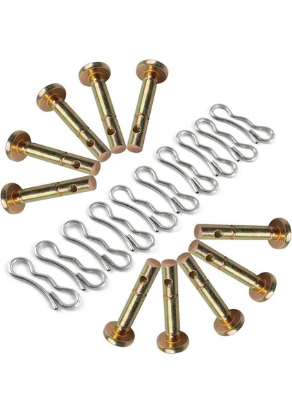 10 Adet Kesme Pimleri + 10 Adet Kar Üfleyici Için Çatal Pimleri - 738-04124 ve 714-04040 Mtd Kar Üfleyicileri Için Yedek (Yurt Dışından)