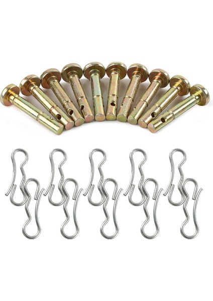 10 Adet Kesme Pimleri + 10 Adet Kar Üfleyici Için Çatal Pimleri - 738-04124 ve 714-04040 Mtd Kar Üfleyicileri Için Yedek (Yurt Dışından) indirimleri