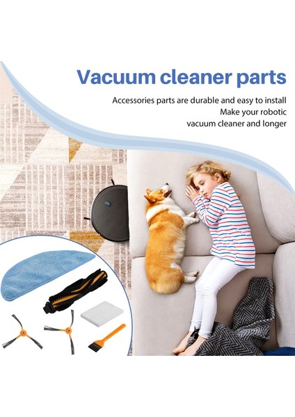 Kabum Smart 500 / 700 Yedek Parça Aksesuarları Ana Yan Fırça Hepa Filtre Paspas Bezi Aksesuarları (Yurt Dışından) fırsatları