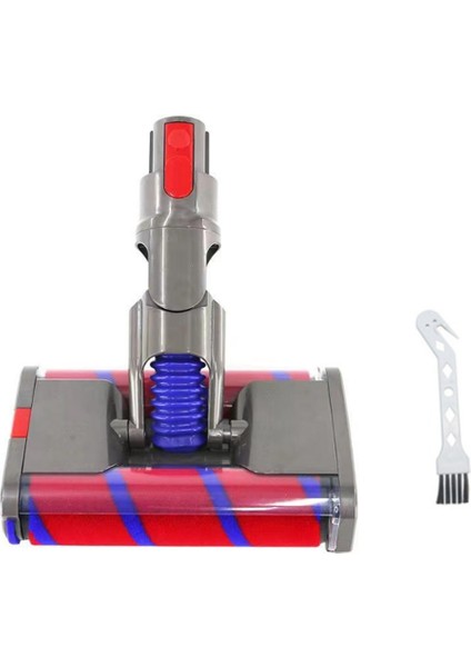 Dyson V8 V7 V10 V11 V15 Vakum Ataşmanı Silindir Emiş Başlığı Için Elektrikli Zemin Fırçası Yumuşak Tüylü Çift Silindir Fırçası (Yurt Dışından)