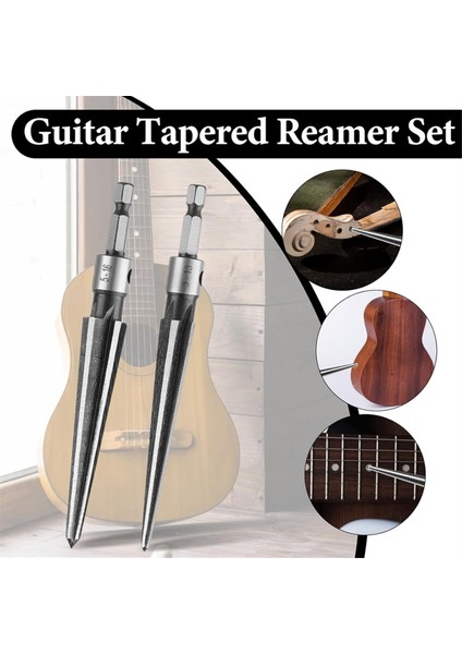 Adet T Saplı Konik Rayba Aleti, 3-13MM (1/8-1/2 Inç) ve 5-16MM (1/2-5/8 Inç) Köprü Pim Deliği El Rayba Aleti (Yurt Dışından) fırsatları