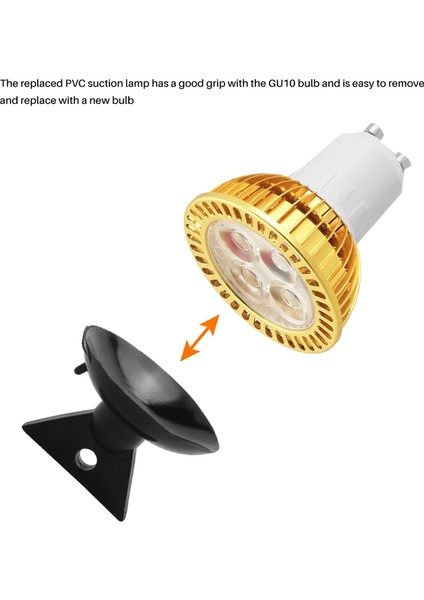 25 Adet GU10 Ampul Değiştirici Lamba Değiştirici Kafa Pvc Vantuzlu Lamba LED Halojen Mini Raylı Işıklar Için Değiştirilebilir (Yurt Dışından) indirimleri