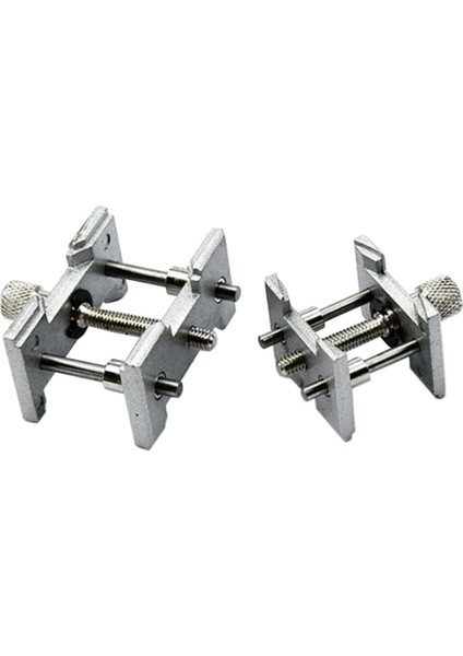 Set Metal Saat Hareketi Tutucu Sabit Taban Çok Fonksiyonlu Saatçi Kelepçesi Saat Tamir Aletleri Aksesuarları (Yurt Dışından)