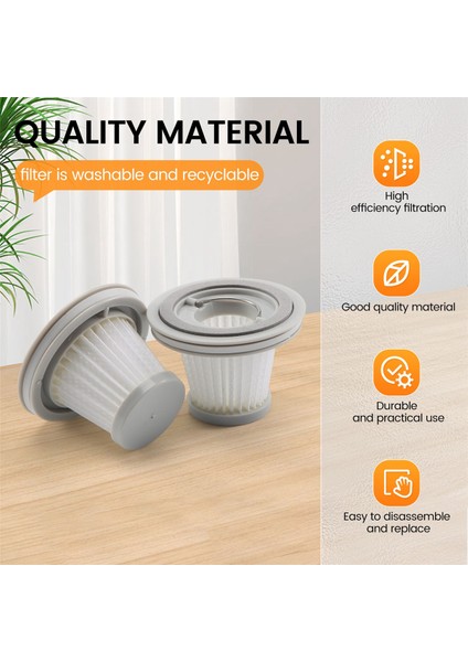 SSXCQ01XY El Tipi Elektrikli Süpürge Ev Araba Mini Kablosuz Yıkanabilir Yedek Parçalar Için 10 Paket Hepa Filtre (Yurt Dışından) indirimleri