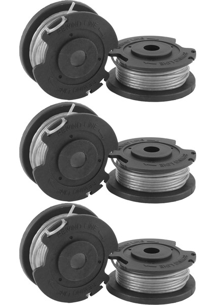 6'lı Paket F016800569 Bosch Easygrasscut 23, 26, 18, 18-230, 18-260, 18-26 Yedek Için Ip Makarası ve Misinası (Yurt Dışından)