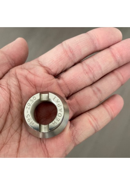 Paslanmaz Çelik Saat Aleti Arka Kapak Şişe Açacağı 29,5 mm Kalıp (Yurt Dışından)
