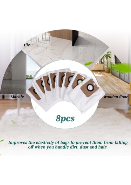 Bot D10 Plus RLS3D Elektrikli Süpürge Yedek Parça Aksesuarları Için 8 Adet Toz Torbası (Yurt Dışından) indirimleri