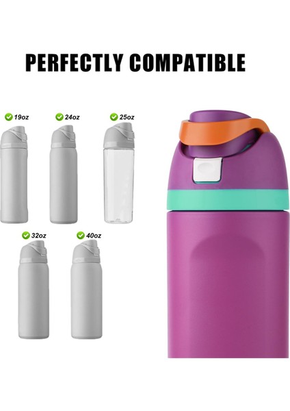 Owala Freesip 24OZ 32OZ Için 4 Adet Yedek Düğme, Su Şişesi Kapağı Parçaları, Basmalı Anahtar Üst Kapak Aksesuarları, Beyaz (Yurt Dışından) modelleri