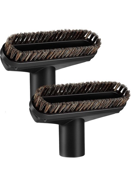 2 Adet 1.25 Inç Kare At Kılı Toz Fırçası Aracı Bakım Yumuşak Kıl Temizleyici Vakum Aparatı 1-1/4 (Yurt Dışından)