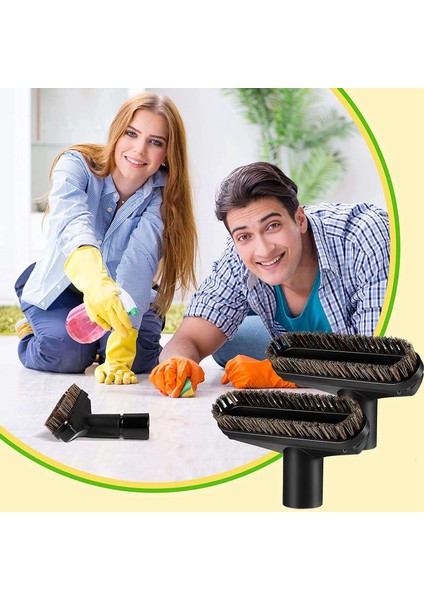 2 Adet 1.25 Inç Kare At Kılı Toz Fırçası Aracı Bakım Yumuşak Kıl Temizleyici Vakum Aparatı 1-1/4 (Yurt Dışından) indirimleri