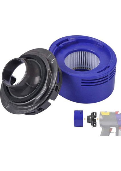 V7 V8 Elektrikli Süpürge Aksesuarları Için 2x Post Hepa Filtre Süpürge Ev Motoru Arka Kapaklar Aletler Parçalar (Yurt Dışından) fiyatları