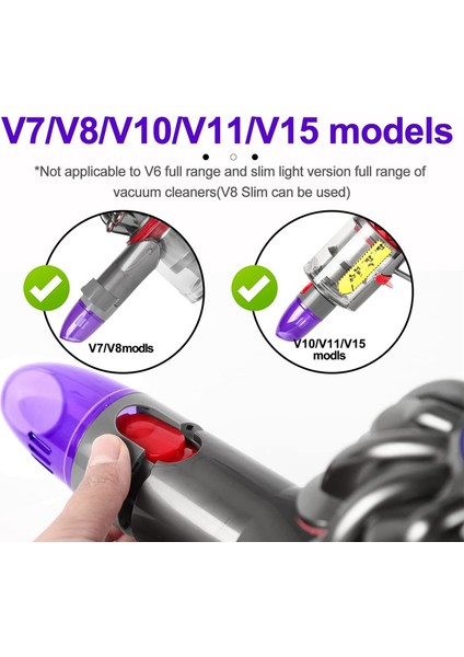 V7 V8 V10 V11 V12 V15 Ince Temizleyici Pompa Saklama Torbaları Için Hızlı Vakum Emiş Ucu Adaptörü (Yurt Dışından) modelleri