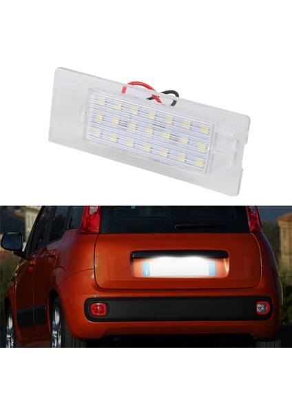 Fiat Panda Mk3 169 2003-2012 Mk4 319 2011-, 71734797, 71771501 Için 1 Çift LED Plaka Aydınlatması (Yurt Dışından) fırsatları