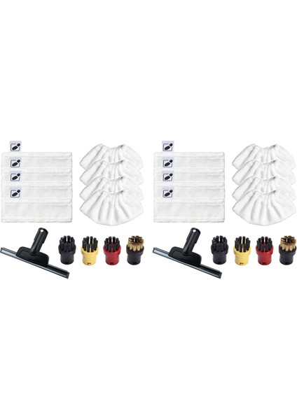 Easyfix Sc2 Sc3 Sc4 Sc5 Buharlı Temizleyici Mikrofiber Zemin Giysi Fırçası Için 8x Mop Bezi (Yurt Dışından)