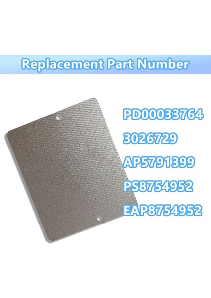 Ge Mikrodalgalar Için Mikrodalga Dalga Kılavuzu Kapağı Yedeği, WB34X21271 Mikrodalga Parçaları AP5791399 3026729'U Değiştirir (Yurt Dışından) modelleri