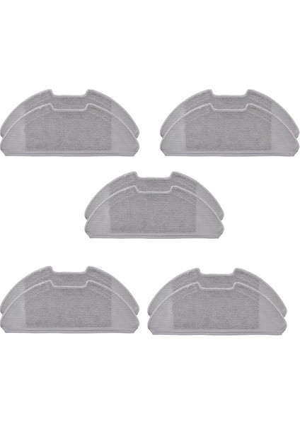 Mi Robot Vacuum-Mop 2 Lite / Pro /MJSTL/MJST1SHW Için 10X Yıkanabilir Paspas Bezi Paçavra Pedi (Yurt Dışından)