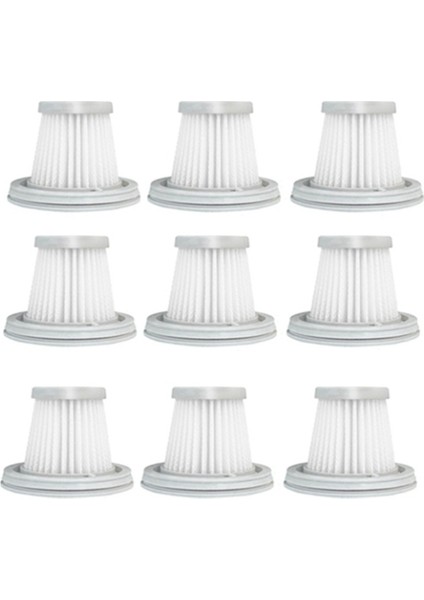 9 Adet Hepa Filtre Yedek Parçaları Handy Elektrikli Süpürge SSXCQ01XY Ev Araba Mini Kablosuz Yedek (Yurt Dışından)