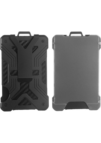 Kart Tutucu Erkek Kimlik Kredi Cüzdanı Rfid Engelleme Alüminyum Iş Moda Para Kutusu (Yurt Dışından)