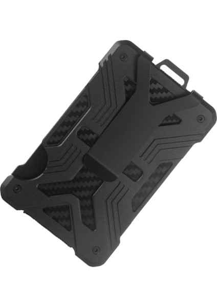 Kart Tutucu Erkek Kimlik Kredi Cüzdanı Rfid Engelleme Alüminyum Iş Moda Para Kutusu (Yurt Dışından)