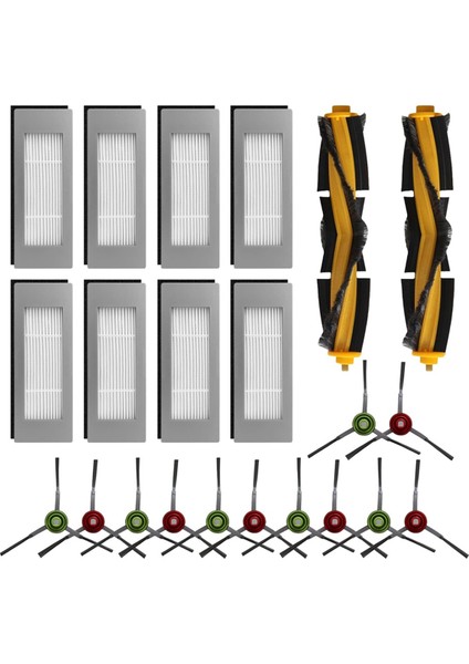 Fırça Filtre Aksesuarları Yedek Parça Seti, T8 N8 Ozmo 950 920 Için Ana Fırçalar (Yurt Dışından)