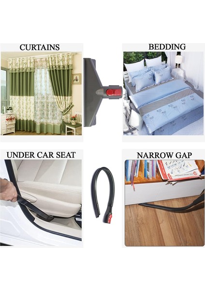 V7 V8 V10 V11 V15 Perfect Dryer Vent, Ev Temizlik Seti Için Esnek Dar Alan Aracı ve Vakum Aparatları (Yurt Dışından) fırsatları